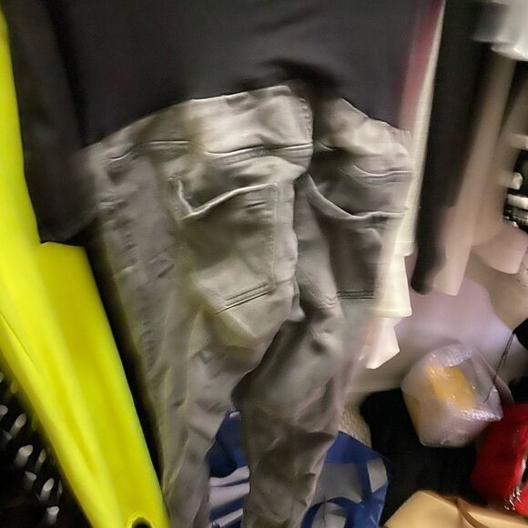 [indigo blue] secret panel maternity skinny jeans #4 - Picture 4 of 5